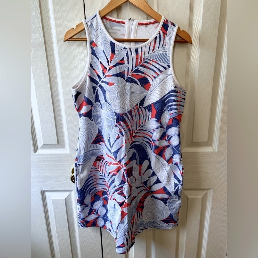 Tommy Bahama IslandZone Aubrey‎ Joni's Jungle Print Sheath Dress Lt Pomodoro S